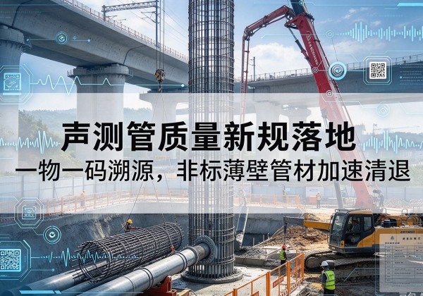运城声测管质量新规落地，一物一码溯源，非标薄壁管材加速清退